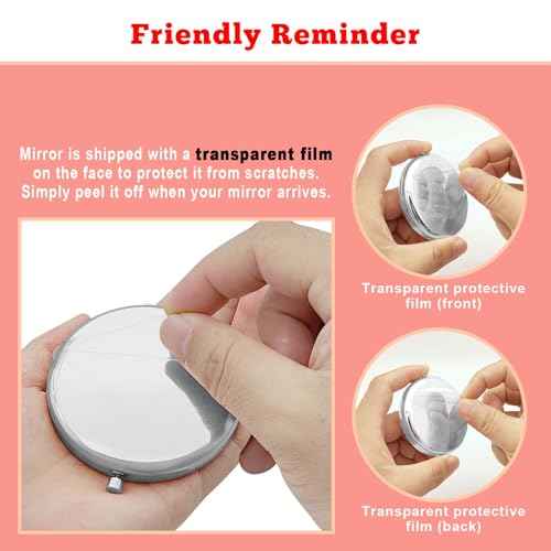 Compact Mirror for Music Teachers - Appreciation & Thank You Gifts for Women Music Lovers - Mini Pocket Mirror for Birthday Gifts