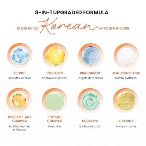VELAMO ADVANCED Retinol Eye Balm Stick: Made in Korea, Travel Essentials, Upgraded 8-in-1 Formula with Collagen, Niacinamide & Peptides ? Under Eye Cream for Dark Circles, Puffiness & Wrinkles 0.35oz