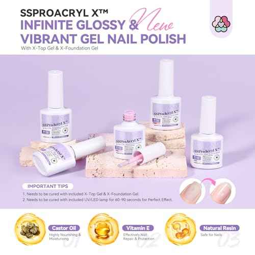 SAVILAND Acrylic Nail Kit with Everything: Professional Nail Kit Acrylic Set with EMA Monomer Nail Drill Gel Polish for Nail Extension 3D Carving Sculpture Home Salon Use Christmas Gift Set