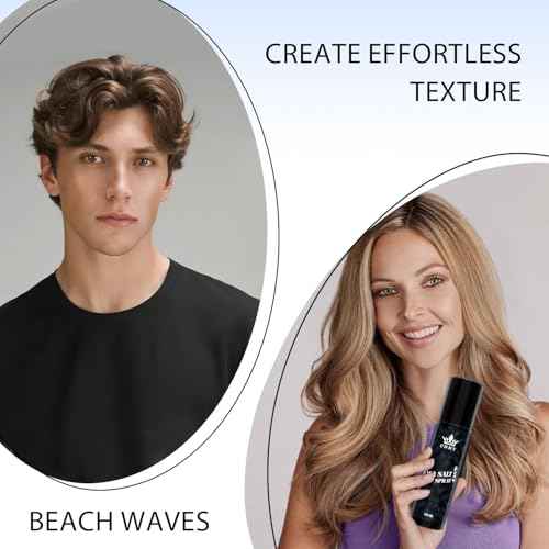 CNNY Sea Salt Spray for Hair Texturizing & Volume | 150ml Lightweight Natural Hold | Salt Spray for Men and Women with Beachy Waves, Adds Lift & Flexible Control to Medium-Long Hair