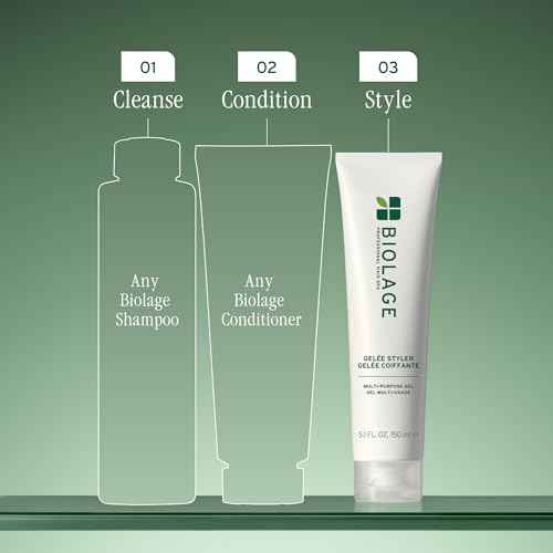 Biolage Styling Gel?e - Firm Hold, Adds Shine & Controls Frizz, Gel Styler, For All Hair Types, Vegan & Cruelty-Free
