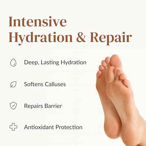 Epielle Hydrating Foot Mask 6 Pairs, Deep Moisturizing Socks for Dry, Cracked Feet, Self Care Gifts for Women, Spa Kit, Stocking Stuffers, Thanksgiving Essentials