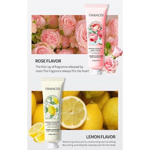 10pcs Hand Cream Gift Set, Deep Moisturizing Hand Lotion Cream Lip Mask Set For Girls