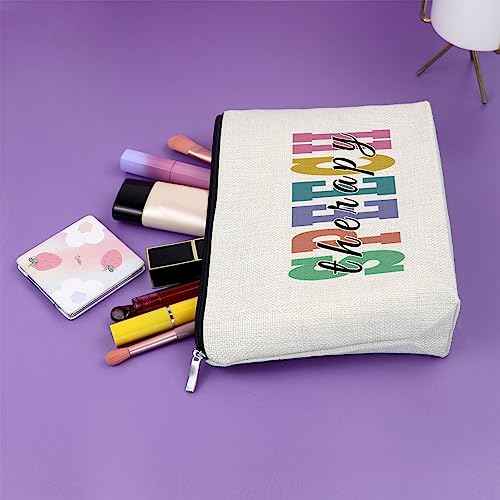Speech Therapy Gifts Makeup Bag Slp Gifts for Speech Language Pathologist Speech Therapist Thank You Gift Cosmetic Bag Speech Therapy Valentine Birthday Christmas Gift Gifts Travel Pouch