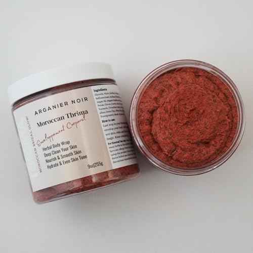 Tbrima Moroccan Enveloppement Corporel Body Herbal Wrap A Mix Aker Fassi and Herbs. Made with Argan Oil.