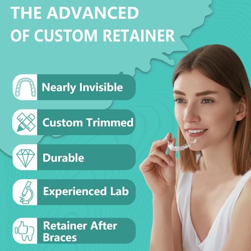 Custom Retainers for Teeth (Clear, Upper or Lower (Count, 1))