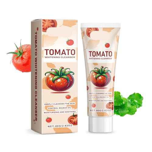 Tomato Facial Cleansing Milk - Gentle Deep Cleansing, Oil Control, Pore Refining & Skin Brightening Face Wash For All Skin Types(3PCS)