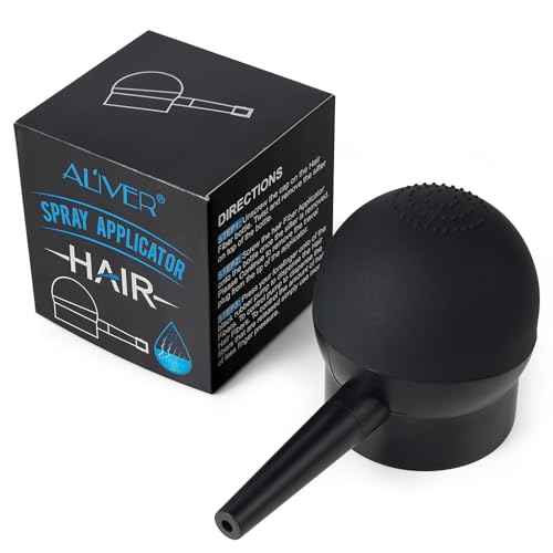 Aliver Hair Fiber Applicator Pump Spray Nozzle, Fits 42mm Threaded Bottle, Precision Application, Even Distribution,Less Mess, Enhanced Control, Convenience