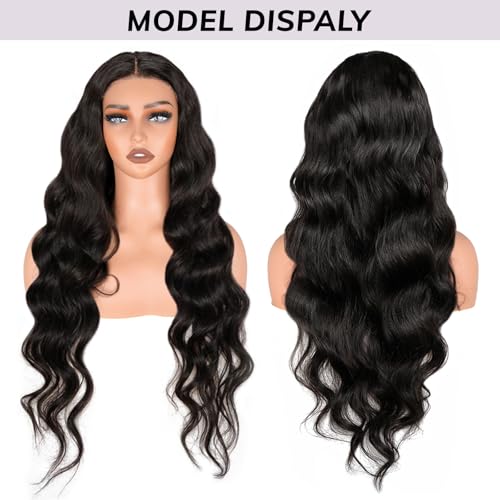 6x5 Lace Front Wig Human Hair Wig for Women 210% Density Body Wave Wig Wear and Go Glueless Wigs Pre-Cut Lace Wigs Pre Bleached Tiny Knots Wig(20inch, 6X5 Body Wave Wig)