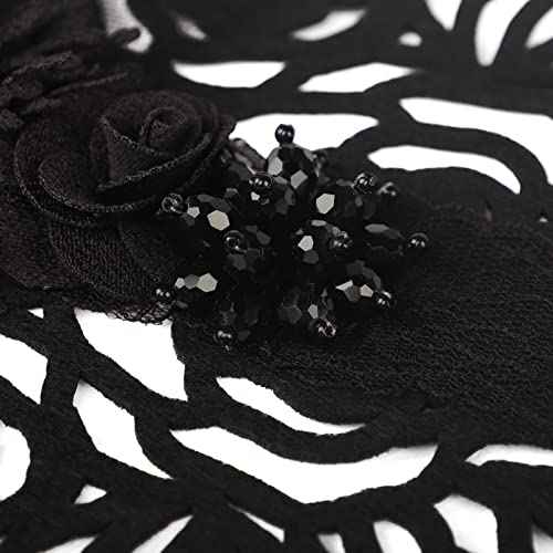Lolita Headband Victorian Bonnet Hat Halloween Cosplay Gothic Maid Lace Hair Accessory Hair Hoop Tea Party Sun Hat
