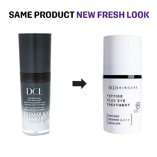 DCL Skincare Peptide Plus Eye Treatment for Wrinkles & Puffiness, 0.5 Fl oz
