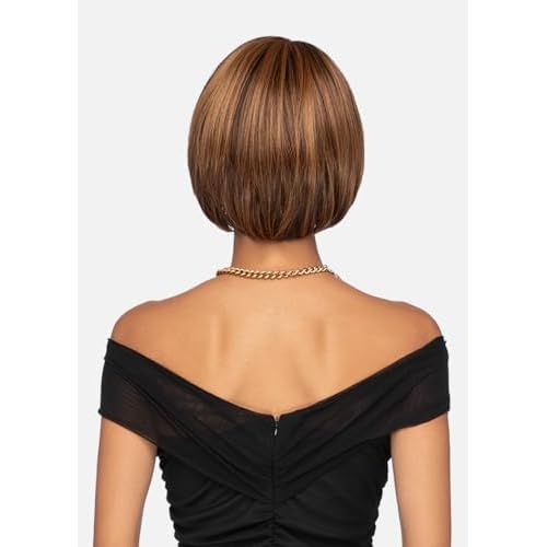 Vivica A. Fox HMB-LENI, Handmade & Hand-tied Wig, Supreme Human Hair Blend, Color FS4/27