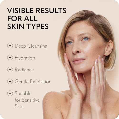 THE ACT 5-Step Face Care Set ? Gift Set for Her Women Mom Wife Girlfriend ? Micellar Water Cleansing Oil Face Scrub Day Cream Overnight Cream ? Luxury Beauty Set - Birthday, Christmas , Vegan