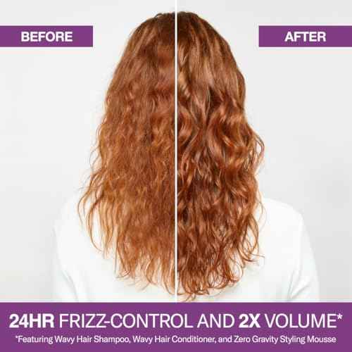 FUNCTION OF BEAUTY Zero Gravity Styling Mousse, 7 oz ? Adds Volume + Defines Natural Waves, Frizz Control + Flexible Hold, Lightweight Feel, No Crunch or Stiffness, Heat Protection Up to 450¡ÆF