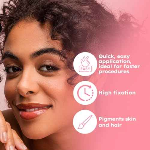 MENELA Eyebrow Henna Tint Kit - Light Brown Brow Color with Bamboo Extract - Natural Look, Easy Application - 2.5g Henna + 15ml Fixer - Ammonia-Free, Vegan, Cruelty-Free