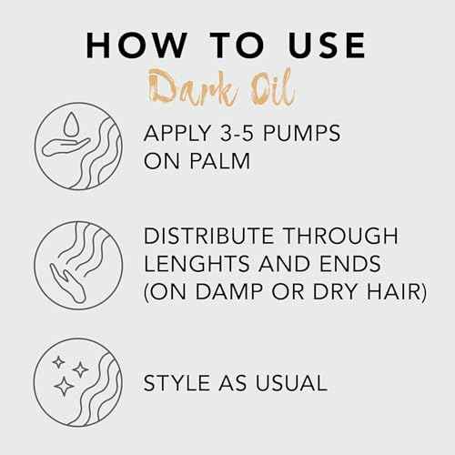 Sebastian Professional Dark Oil Lightweight Hair Styling Oil | Nourishing Blend of Natural Oils for a Smooth, Sleek Finish