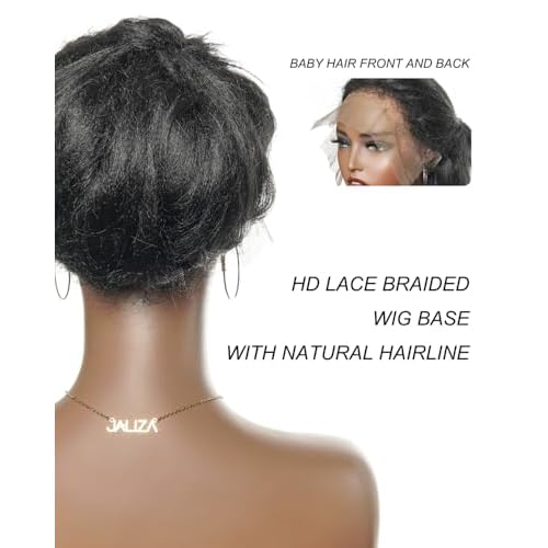 Full Lace Wig Cap Real Swiss HD Lace Braided Wig Base for Women and Men - Black
