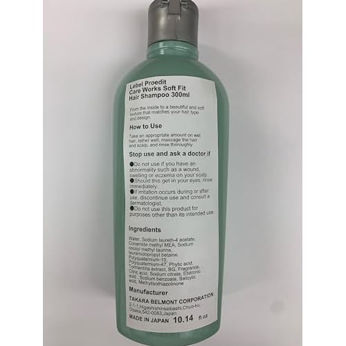 Lebel Proedit Care Works Hair Shampoo 300ml & Hair Ttreatment 250ml Set - Soft Fit