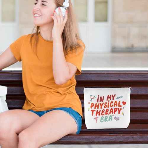 Physical Therapy Makeup Bag for Women Physical Therapy Gifts Occupational Physical Therapist Gifts for PT PTA Doctor Friend Colleague Christmas Birthday Graduation
