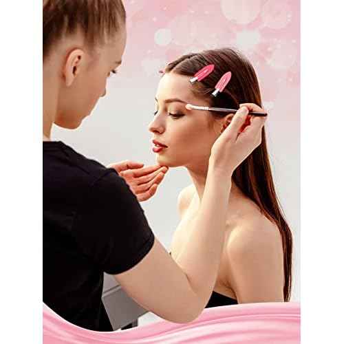 6Pcs No Bend Hair Clips- Creaseless Hair Clips Styling Duck Bill Clip No Dent Alligator Hair Barrettes Small Gifts for Women Girls Salon Hairstyle Hairdressing Bangs Makeup, Gradient Pink
