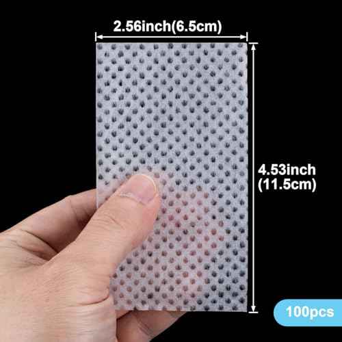 100pcs End Papers for Hair, Breathable Disposable Salon Hair Perm Papers, High Temperature Resistance Curling Tissue Styling Accessories for Cold and Hot Perms- White