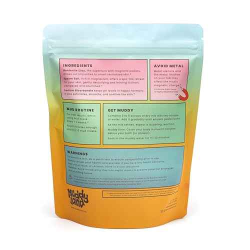 Bentonite Clay Detox Bath Soak Powder & Full Body Mud Mask ? Mineral-Rich Clay with Epsom Salt for Adults & Kids ? Heavy Metal Detox Bath ? Mud Magnet by Muddyland
