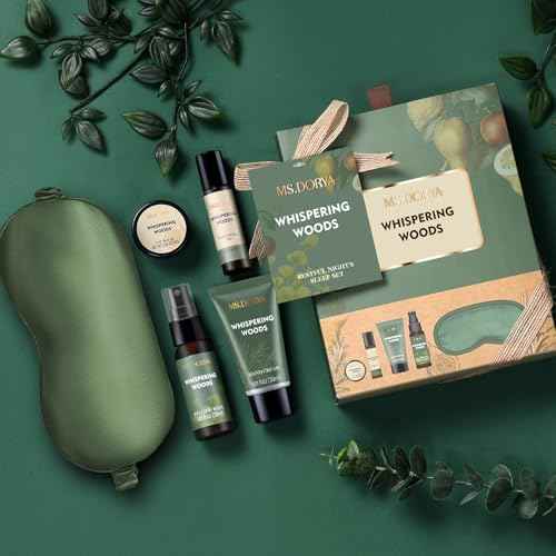 Spa Gift Baskets for Women - Christmas Gifts for Women Mom Wife, 5 Pcs Relaxing Self Care Gifts Set, Ideal Birthday Anniversary Gifts for Her Sister Girlfriends Daughter at Home Bedroom
