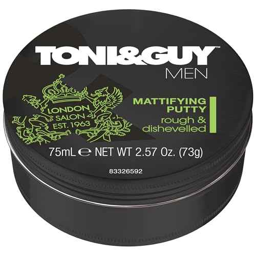 Toni & Guy Men Mattifying Putty, 2.7 oz (Toni&Guy Workable Matte Paste 75ml)