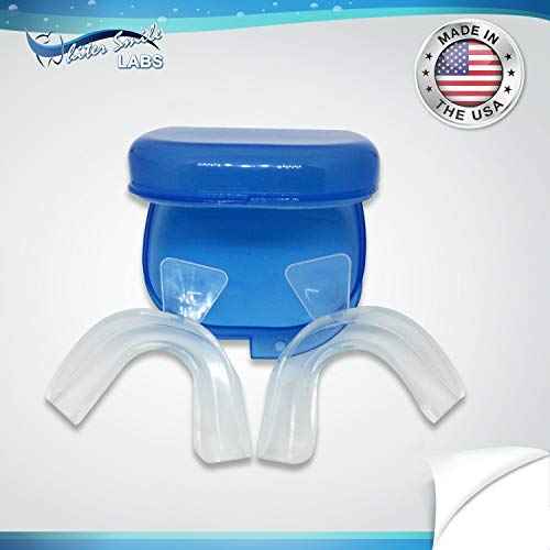 Teeth Whitening Trays - BPA Free - Thin Moldable Mouth Trays Form Perfectly to Each Tooth (4 Trays)