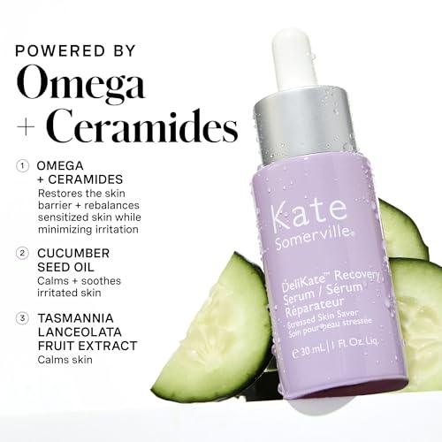 Kate Somerville DeliKate Recovery Serum ? Clinically Formulated Hydrating Treatment, Irritation and Redness Relief for Stressed or Sensitive Skin, 1 Fl Oz