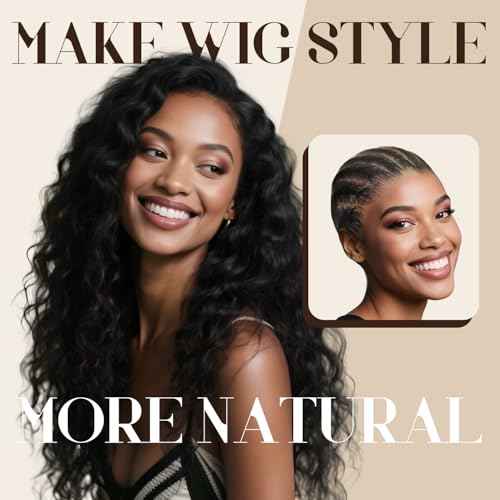 Sheer HD Wig Caps for Lace Front Wig, 36 Pieces Non Slip Bald Stocking Caps for Women, Wig Accessories for Women, Beige