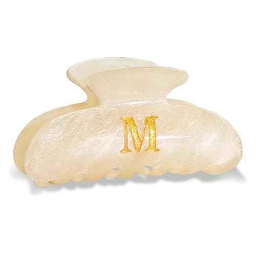 Teen Girl Gifts Trendy Stuff - Initial Cute Hair Clips, Letter Elegant Hair Claw Clips, Fashion Glitter Claw Clips Durable Hair Clips, Birthday Gifts for Teens Daughter Sister Christmas Gifts