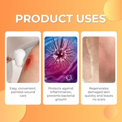 ABERA Scar Cream (Upgrade) - Skin Regeneration & Repair Cream - Heals Wounds, Promotes New Skin Formation, Soothes Scratches, Eczema, and Damaged Areas (Set 2) (1.41 Oz Per Item)