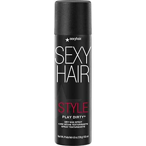 SexyHair Style Play Dirty Dry Wax Spray | Body and Dimension | Helps Achieve Second-Day Look | All Hair Types