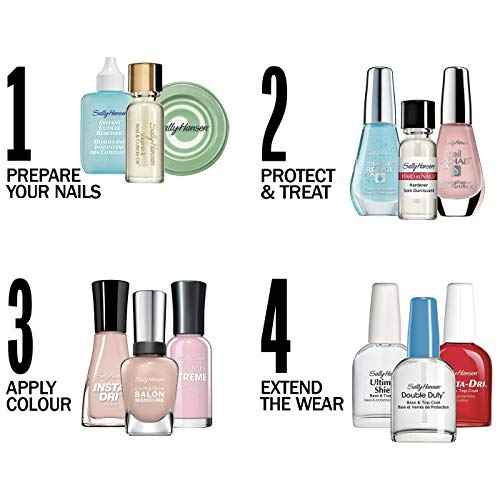 Sally Hansen Nail Treatment Maximum Growth¢ç Nail Strengthener | Base Coat & Nail Protectant | Triple Protein & Silk Formula for Strong, Healthy Nails