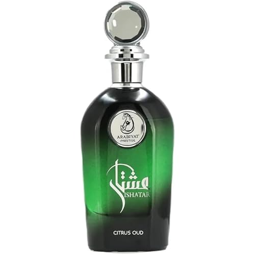 my perfumes Arabiyat Prestige Ishatar Citrus Oud EDP Eau de Parfum For Women And Men (Unisex), 110 ml Made in UAE