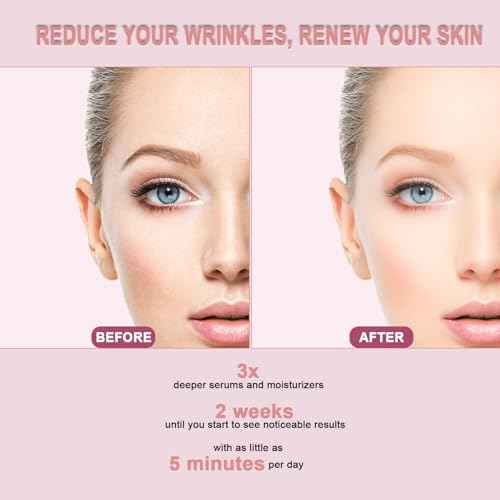 Red Light Therapy for Face, 6 in 1 LED Light Therapy Eye Equipment for Skin,Face Wand with Facial Massager, Skincare Facial Wand,Vibration, Thermal, Microcurrent£¬Portable Beauty Tools