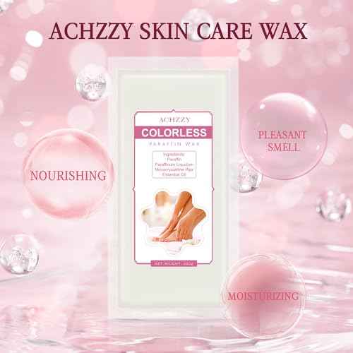 Natural Paraffin Wax Refills, 6 Pack Paraffin Wax Blocks of Unscented for Paraffin Bath, Paraffin Wax for Hand and Feet for Deep Hydration, Moisturizing and Nourish (Unscented)