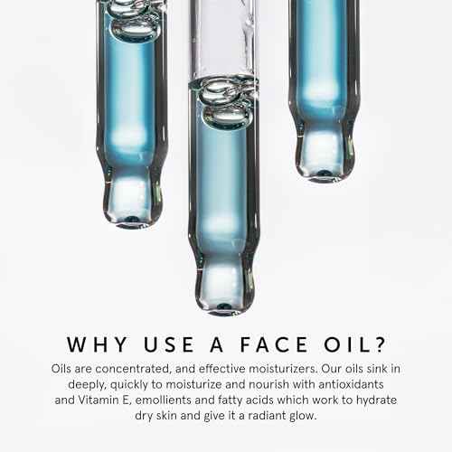 HERBIVORE Lapis Balancing Facial Oil with Blue Tansy + Squalane, Safe for Acne-Prone Skin | Helps Soothe Redness + Balance Oil Production, Lightweight, Non-Comedogenic, Plant-Based