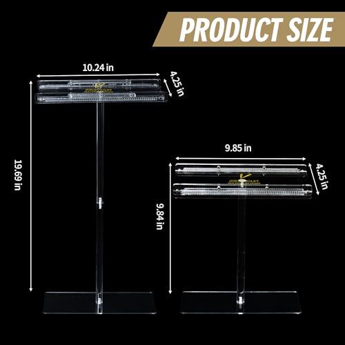 Acrylic V-Light & Ice Glue Zero Feeling Hair Extensions Kit Stand with Super Strong Magnets - Double-Sided Teeth Comb for Easy Hair Strand Separation