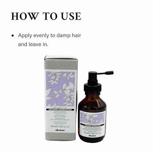 Davines Naturaltech CALMING Superactive Soothing Serum, Irritation Relief For Sensitive Scalps, 3.38 Fl. Oz.