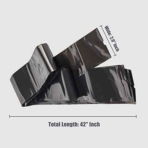 EZ Tattoo Clip Cord Covers - 100 Pcs for Tattoo Machine, Black Sleeves for Equipment Supply and Wrap