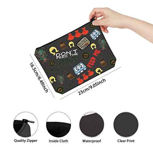 TSOTMO Horror Movie Inspired Gift Scary Movies lover Zipper Makeup Bag Horror Movie Fans Gift Cast Gift (of horrors)