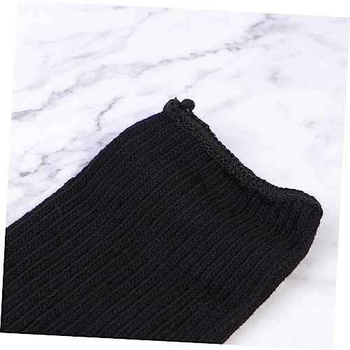 Hair Straightener Curler Gloves 2 Pack Heat Resistant Perm Gloves Anti-scalding Heatproof Black for Styling