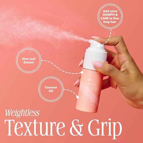 VOLOOM Very Airy Volumizing Hair Powder - Lightweight Volume & Styling Spray for Weightless Texture & Grip - Hair Volumizer Products for Roots with Aloe Leaf & Coconut Oil