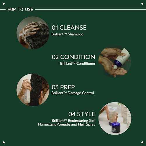 Aveda Brilliant Humectant Pomade | Enhances Curl | Adds Shine and Definition | for Curly & Coily Hair Types, 2.5 Ounce