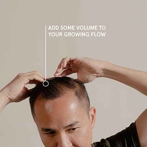 Keeps Matte Thickening Pomade for Men - Natural Ingredients for Fuller Hair: Biotin, Caffeine, Green Tea & Saw Palmetto - All-Day Medium Hold for All Styles