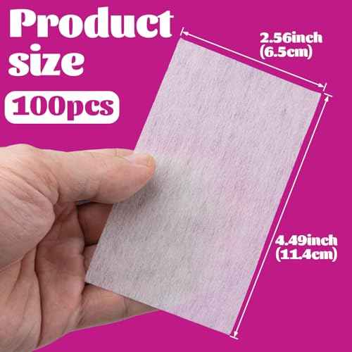 100pcs Perm Papers for Hair, High Temperature Resistant Perm End Papers for Rollers, Disposable Salon Wrapping Paper for Home, Professional Hot Cold Hair Perms