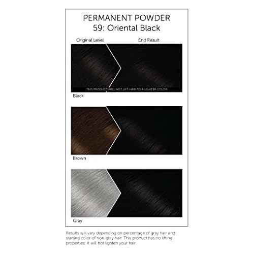 #59 Oriental Black Bigen Permanent Powder - 3 Pack