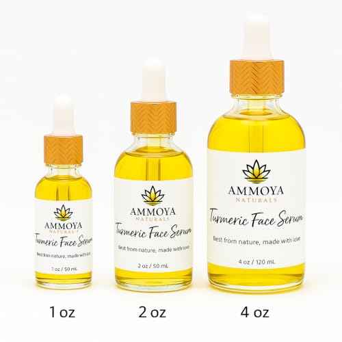 Turmeric Brightening Face Oil ? Lightweight Botanical Oil Blend for Radiant, Nourished Skin for all skin types (4 Ounces)